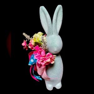Flocked Easter Bunny